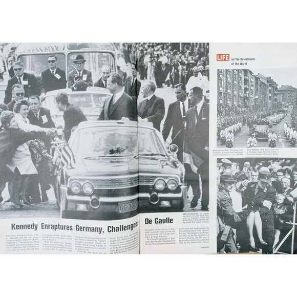 Vintage Life Magazine July 1963 Pope Kennedy Arnold Palmer Coke Ford Cheerios - Picture 9 of 12